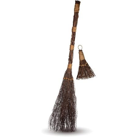 36\u201d Cinnamon Broom Natural Scented Fall Holiday Rustic Home Decor | Amazon (US)