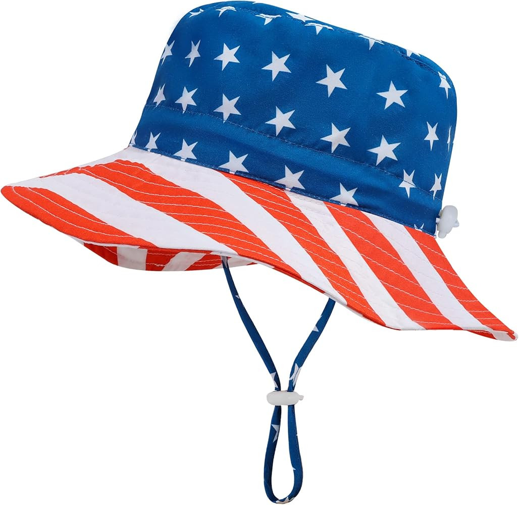 Baby Boy Sun Hat Baby Hats UPF 50+ Toddler Sun Hat Infant Sun Hats Kids Beach Summer Adjustable B... | Amazon (US)