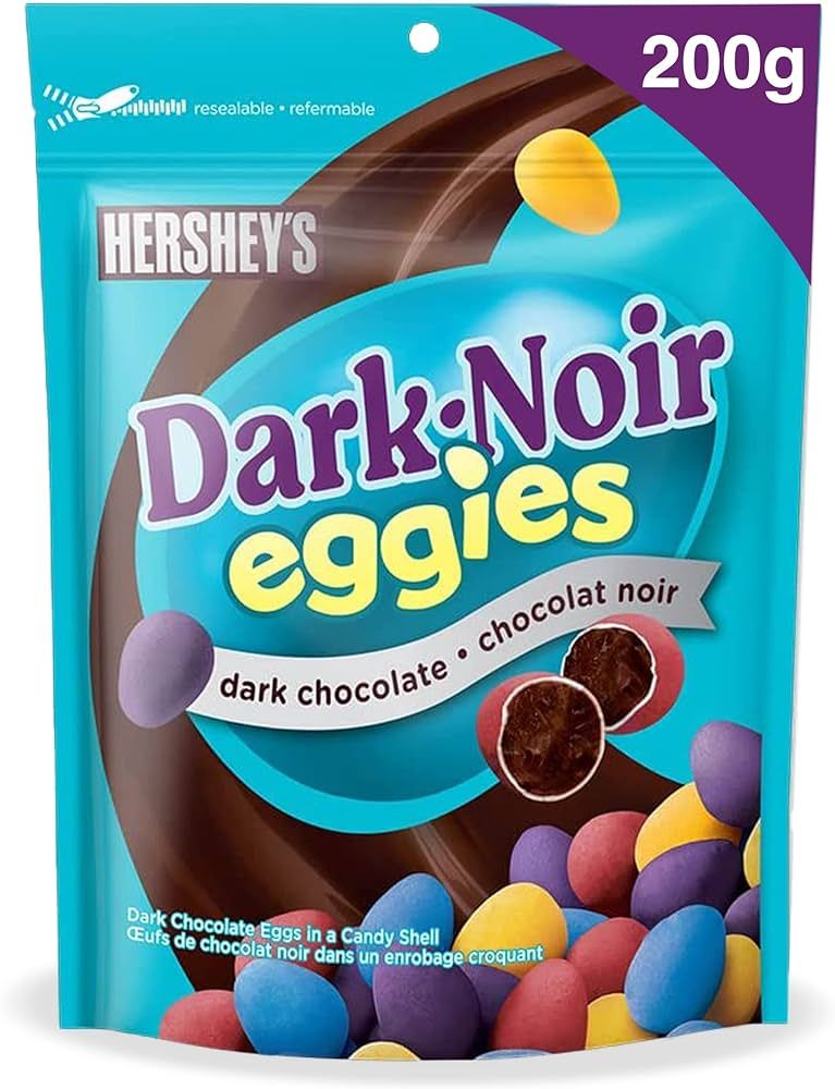 Hershey's Eggies Dark Chocolate Easter Chocolate Candy - Eggs in a Candy Shell for Easter Basket,... | Amazon (CA)