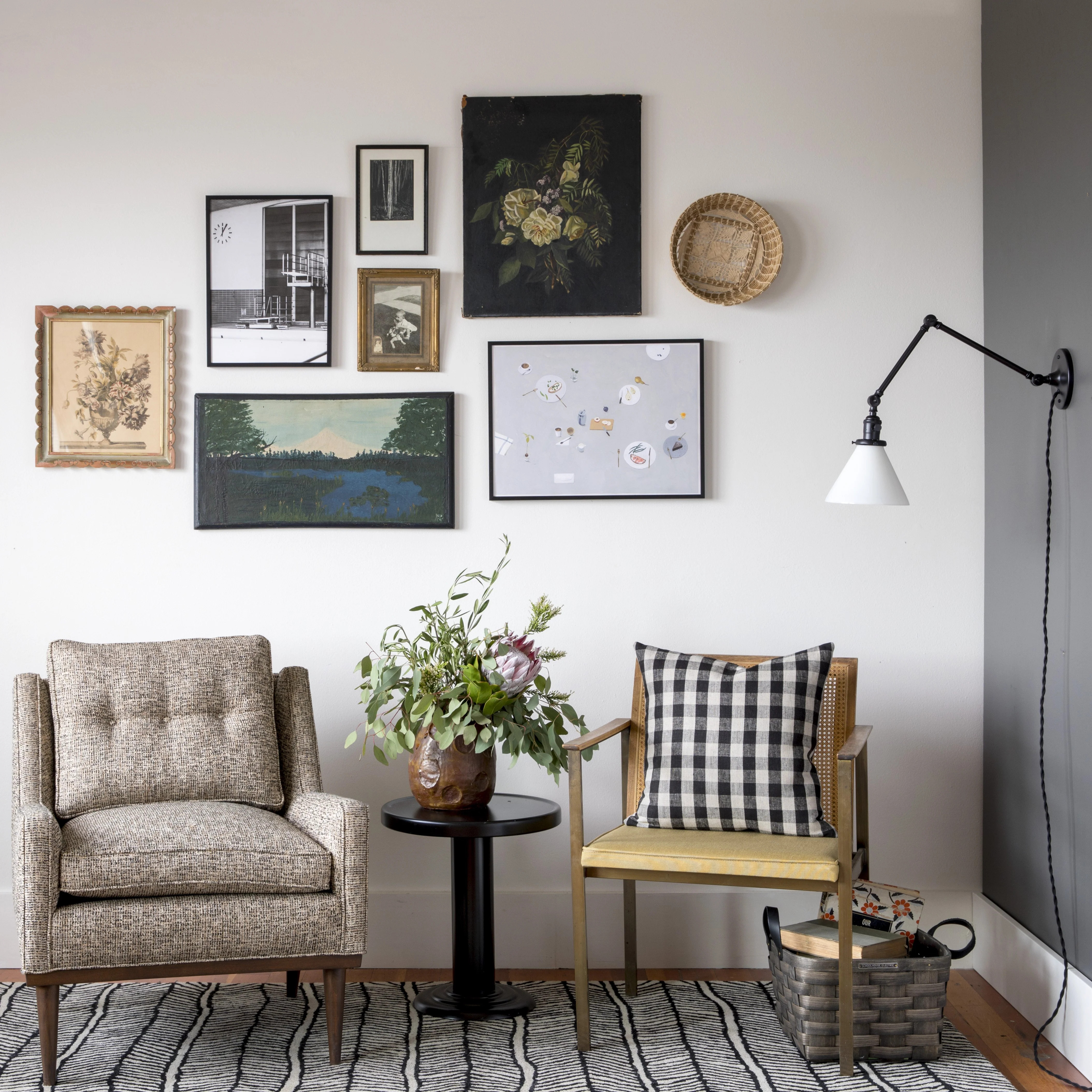 Linen Check Pillow | Schoolhouse