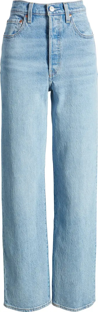 Ribcage High Waist Straight Leg Jeans | Nordstrom