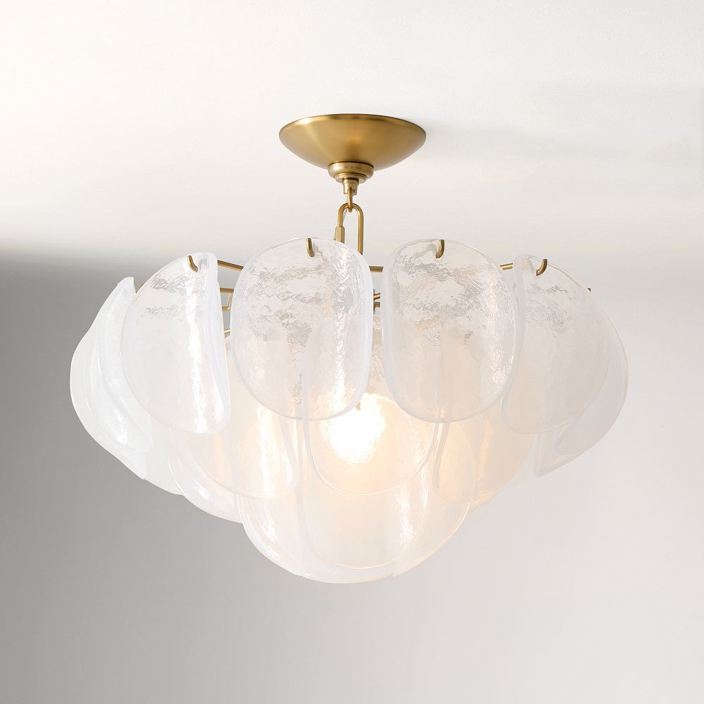 Ricci Glass Flush Mount (18.5") | West Elm (US)