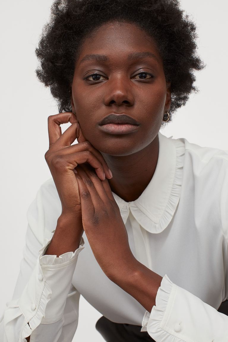 Ruffle-trimmed Blouse | H&M (US + CA)