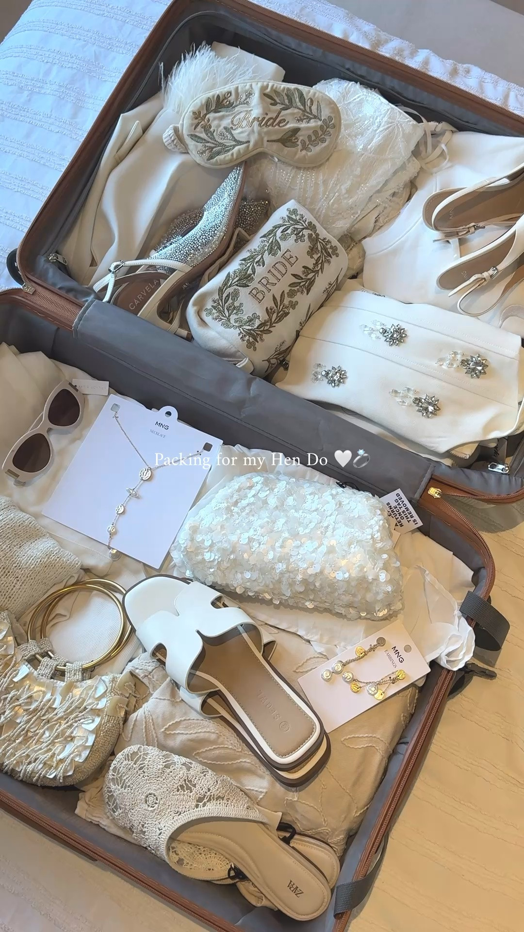 Packing for my Hen Do 🤍💍✨

Bride to be, bridal outfits, party wear, white coord, summer dress, sequin mini dress, odd muse, club l London, sequin clutch

#LTKpartywear #LTKwedding