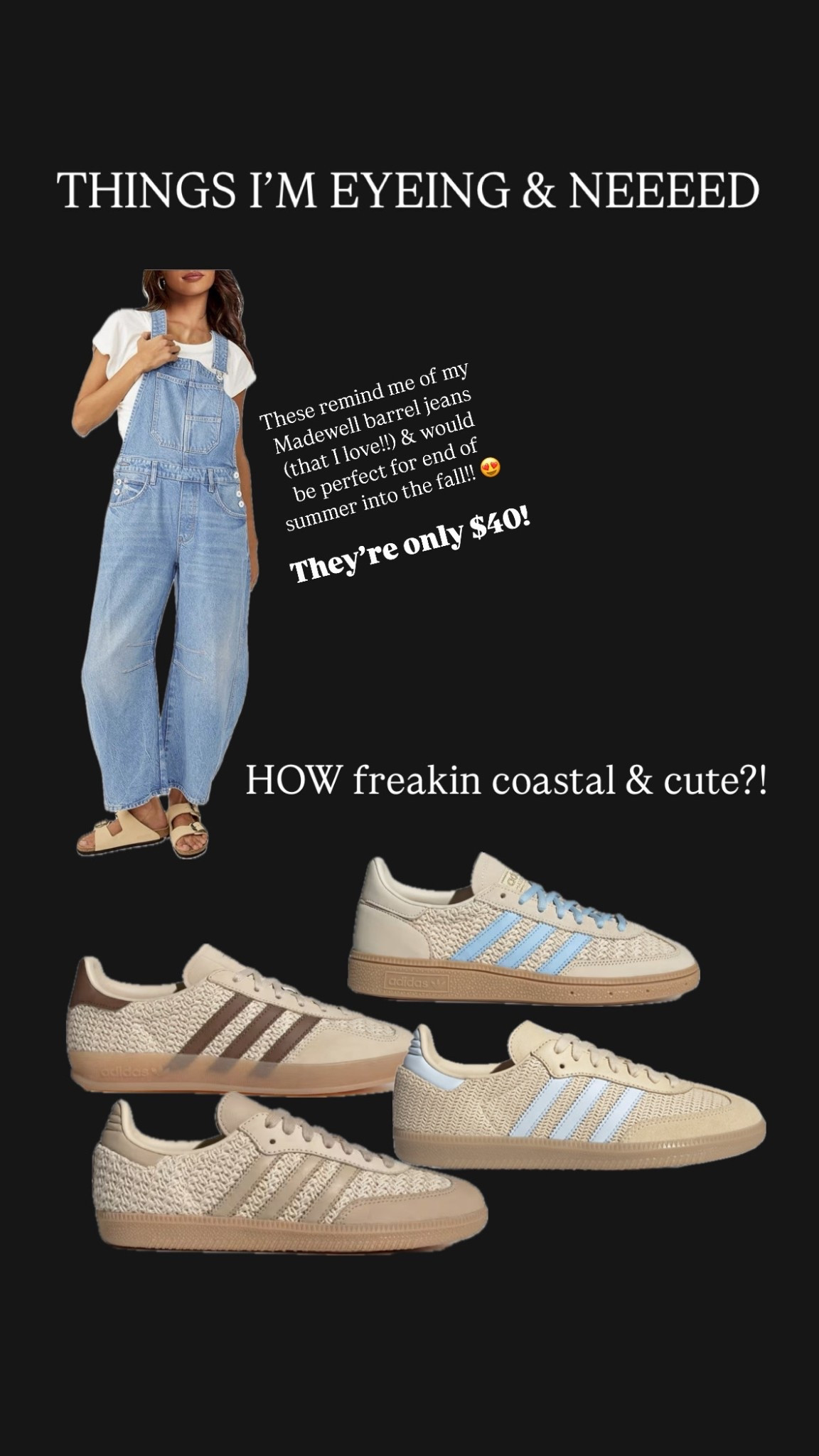 The perfect coastal sneaker for Charleston and the walking you’ll do! Overalls that give Madewell vibes, but on a budget!!

#LTKFindsUnder50 #LTKShoeCrush #LTKStyleTip