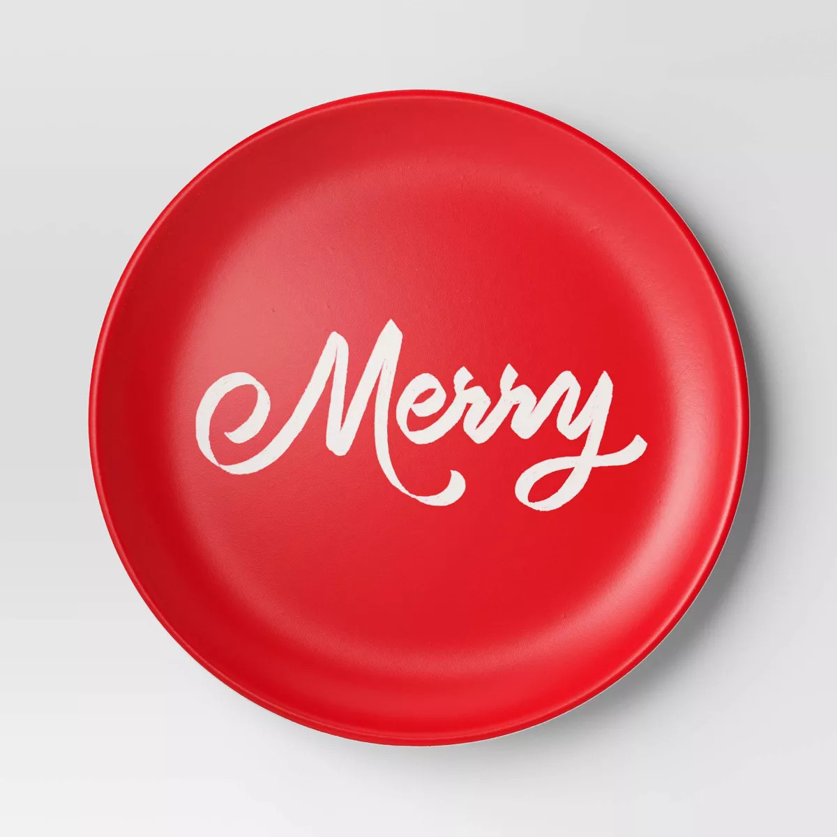 7" Melamine Merry Salad Plate Red - Threshold™ | Target