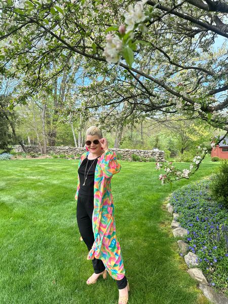 Saturday Night Out. I love a great jumpsuit and styling it with this kaleidoscope duster packs the perfect statement. 

#LTKParties #LTKWedding #LTKStyleTip