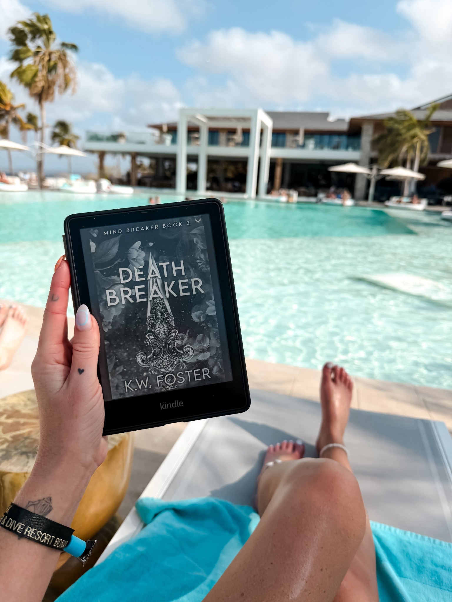 Death Breaker kindle paper white 
KW Foster fantasy romance adventure books to read by the pool
Summer reading list and your next favorite book from the mind breaker series 