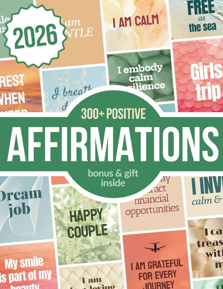 Positive Affirmations: 300+ Inspirational Clip Art Images for Women, Vision Board Supplies, Self-... | Amazon (US)