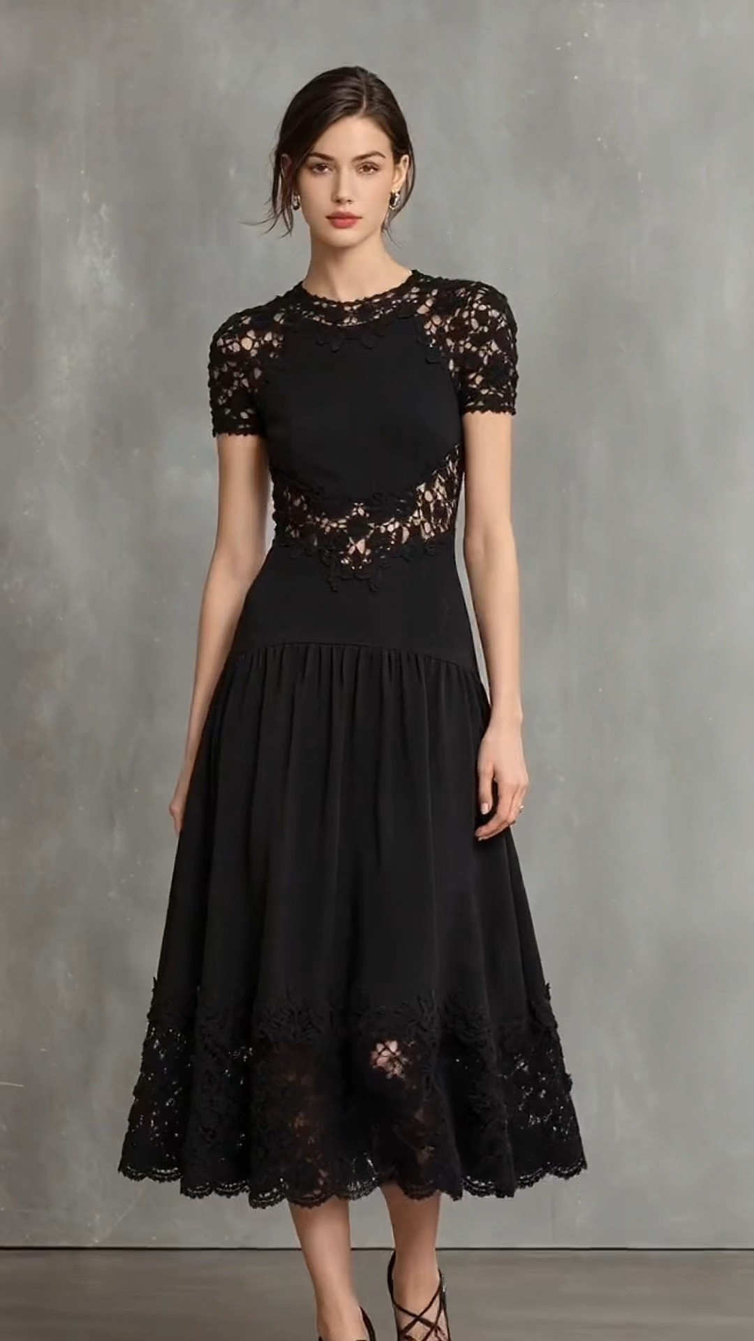 Timeless Black Lace Midi Dress | Fall Wedding Guest Look

#WeddingGuestDress #BlackMidiDress #LaceDress #FallGuestOutfit #ClassicStyle 

 #LTKootd #LTKOver40 #LTKWedding