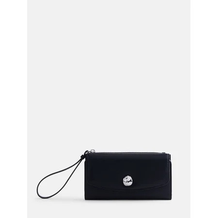 Scenario Women's Bulk Clutch Wallet, Black | Walmart (US)