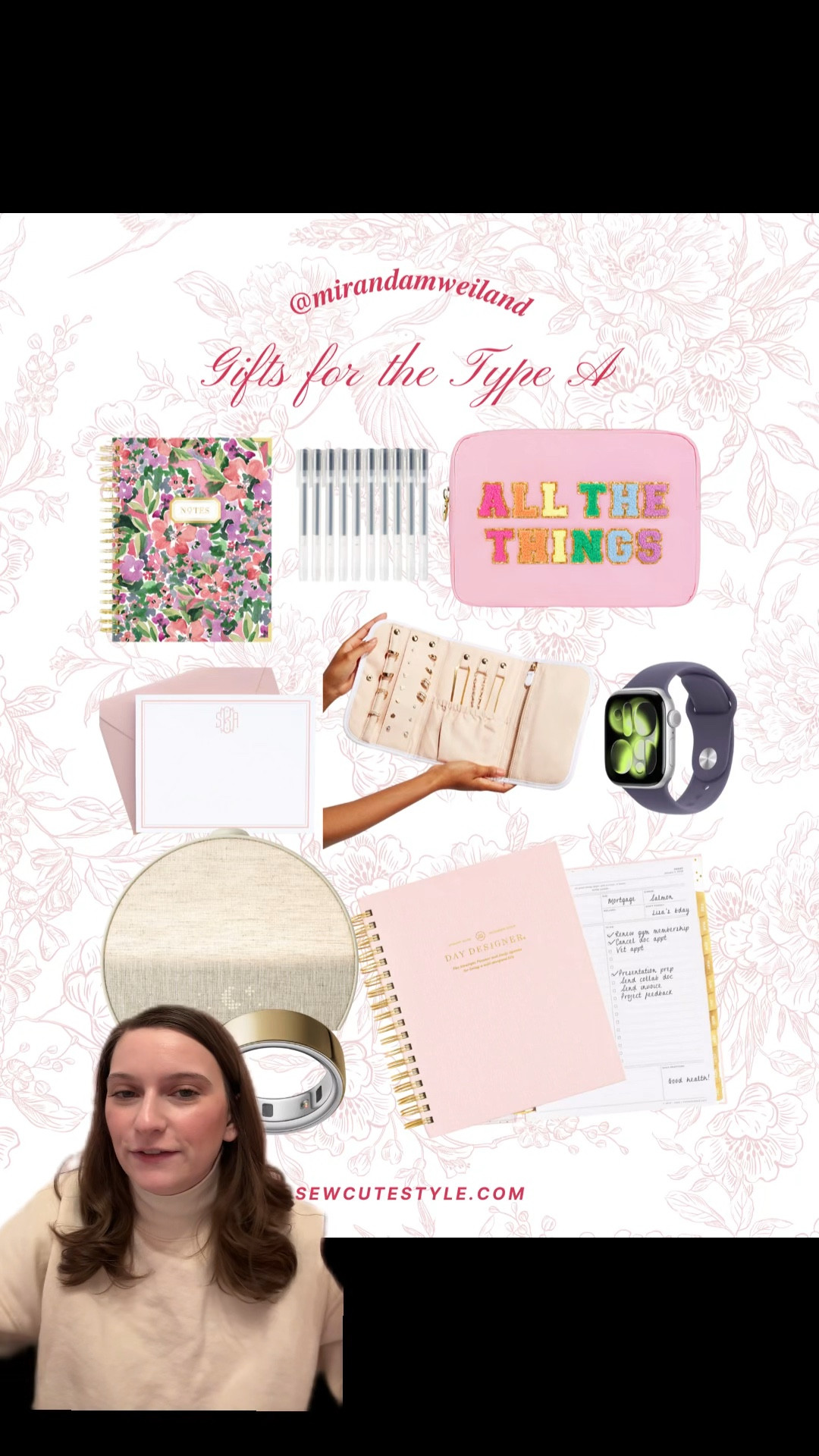 #ad Gift guide for the type A girlies! As a fellow type A girl these are some of my favorite organizational items + gift ideas. You can use my code SEWCUTESTYLE15 for a discount off of @thedaydesigner planner and accessories. #daydesigner 

#LTKGiftGuide #LTKFindsUnder100 #LTKFindsUnder50