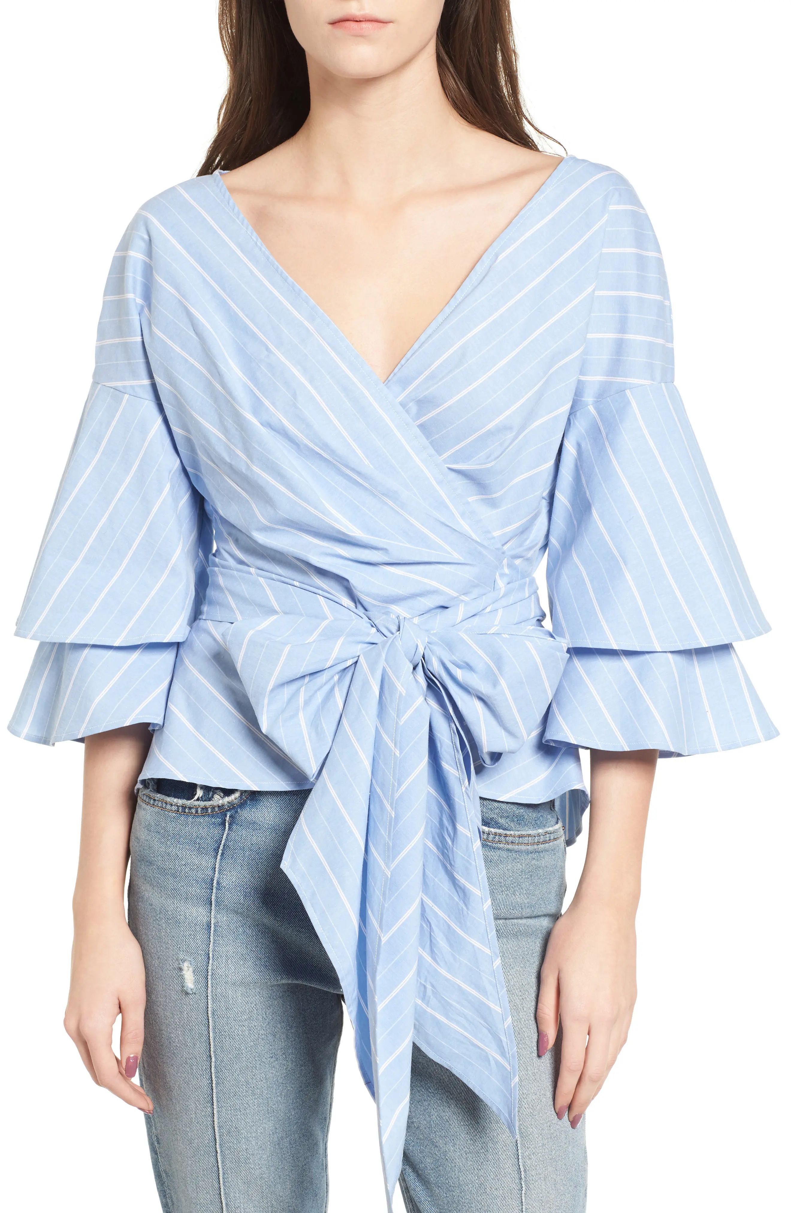 Beckett Tiered Bell Sleeve Top | Nordstrom