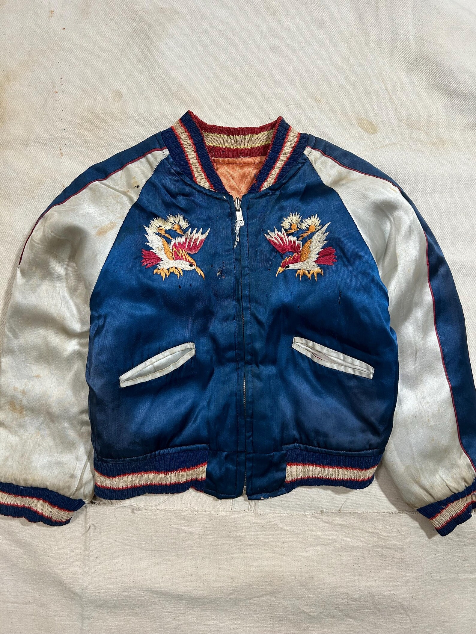 Rare Vintage 1950s Toddler Reversible Sukajan Souvenir Jacket Distressed | Etsy (US)