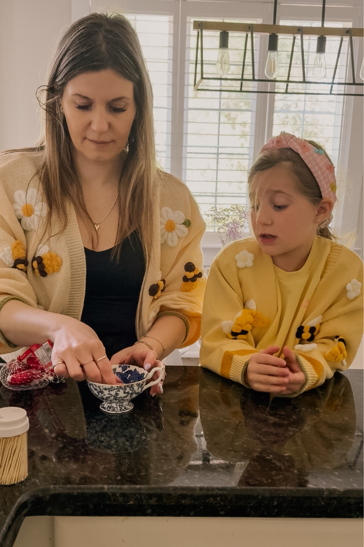 Matching bee 🐝 sweaters  

#LTKsummer #LTKcanada #LTKfamily
