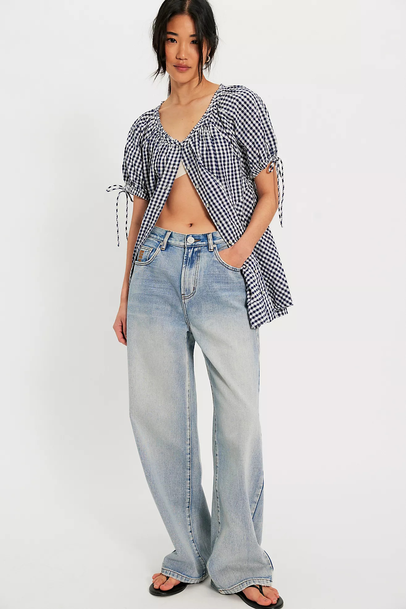 OneTeaspoon Baxters Wide-Leg Jeans | Free People (Global - UK&FR Excluded)