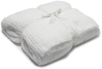 Barefoot Dreams CozyChic Ribbed Bed Blanket Full/Queen White | Amazon (US)