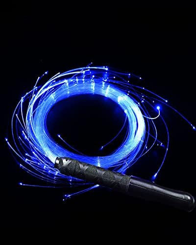6ft LED Fiber Optic Whip Dance, USB Rechargeable, 7 Colors, 4 Modes, Rainbow Bright Lights Effect... | Amazon (US)
