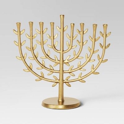 Tree of Life Menorah Gold - Threshold™ | Target