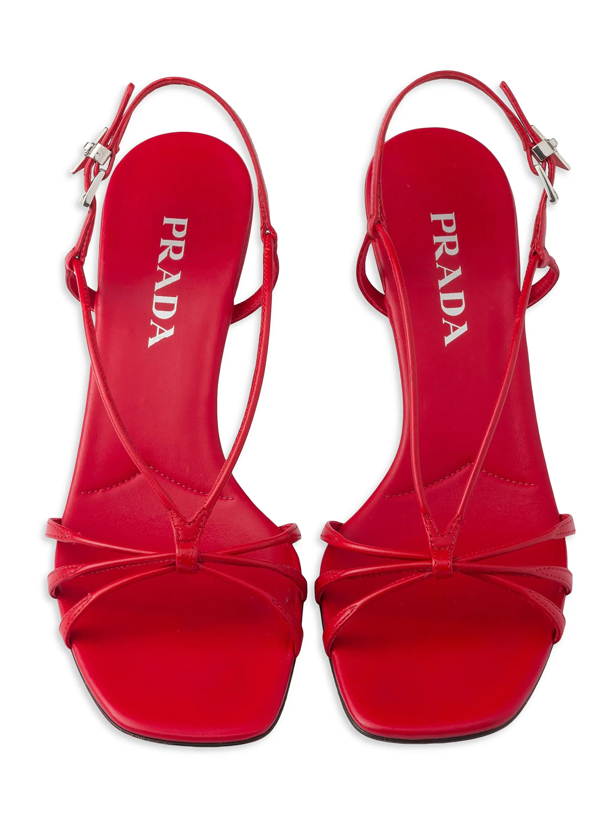 Heeled Leather Sandals | Saks Fifth Avenue