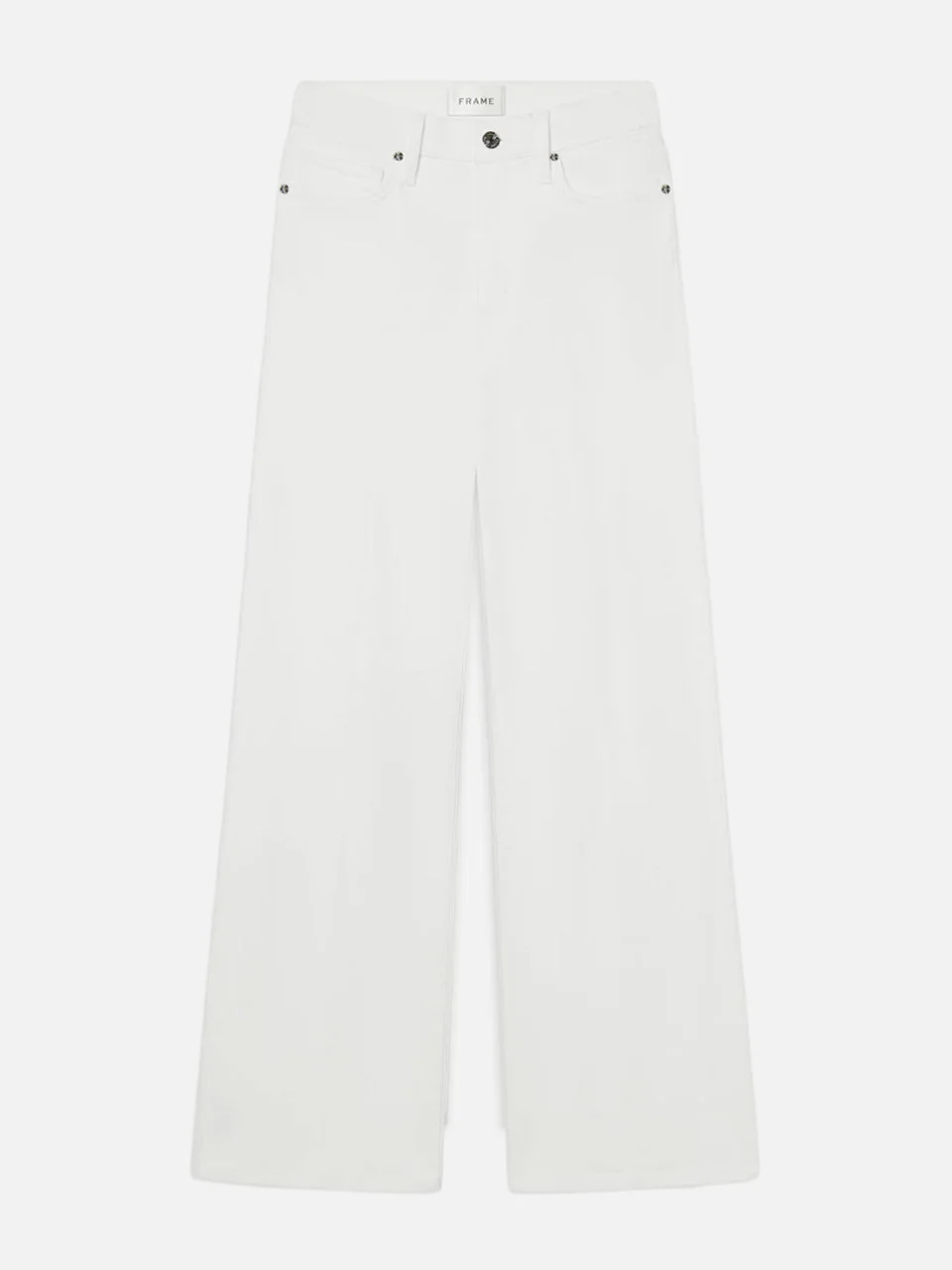 LE SLIM PALAZZO WHITE | Frame Denim