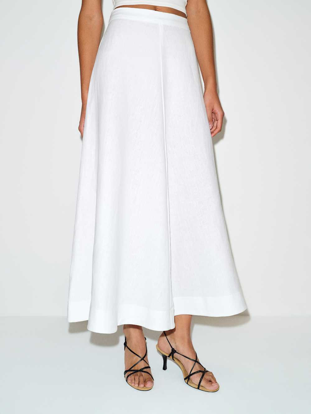 Petites Peony Linen Skirt | Reformation (Global)