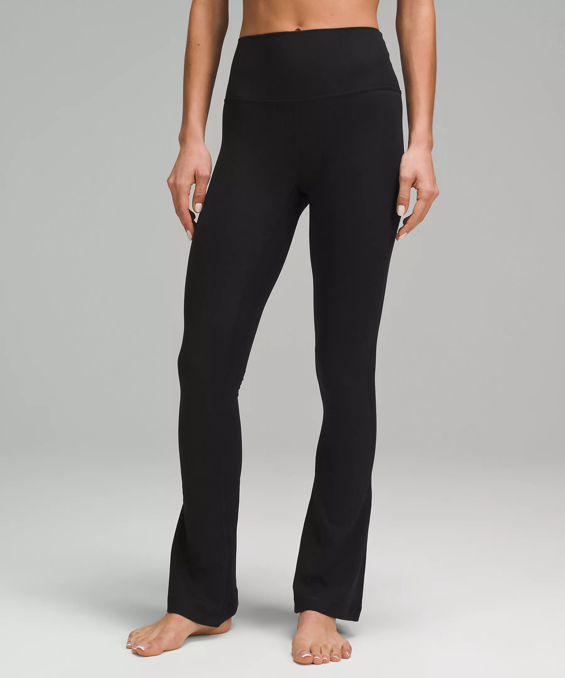 lululemon Align™ High-Rise Ribbed Mini-Flared Pant *Regular | Women's Leggings/Tights | lululem... | Lululemon (US)