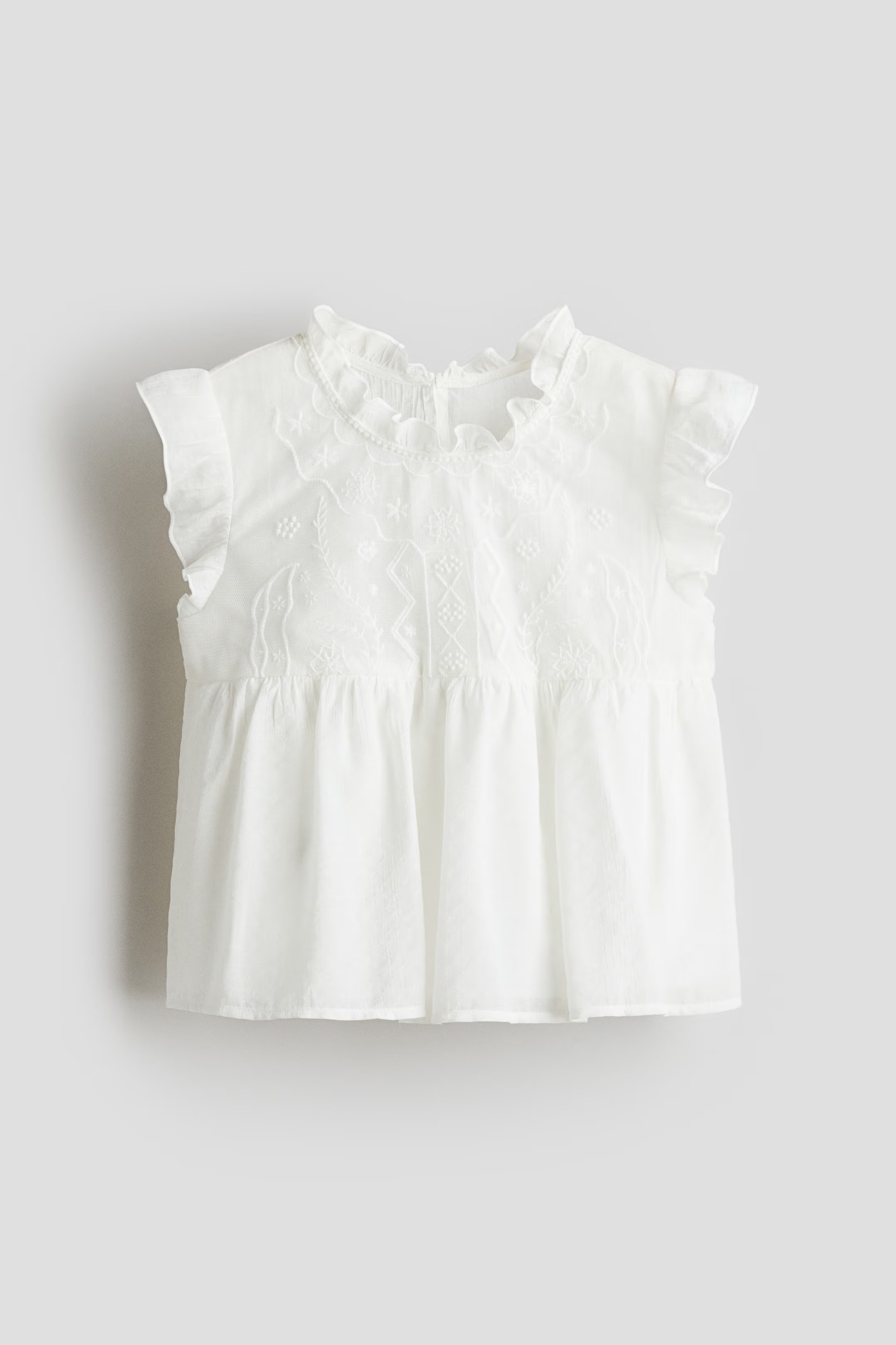 Lace-Inset Blouse | H&M (US + CA)