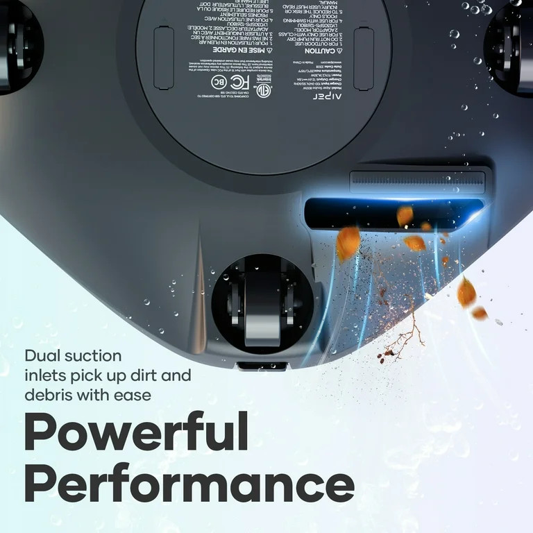 Aiper Scuba 800W Cordless Robotic Automatic Pool Cleaner for Above Ground Pools - Walmart.com | Walmart (US)