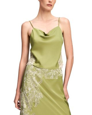 Cinq a Sept Esme Satin Lace Petite Marta Cami | Bloomingdale's (US)
