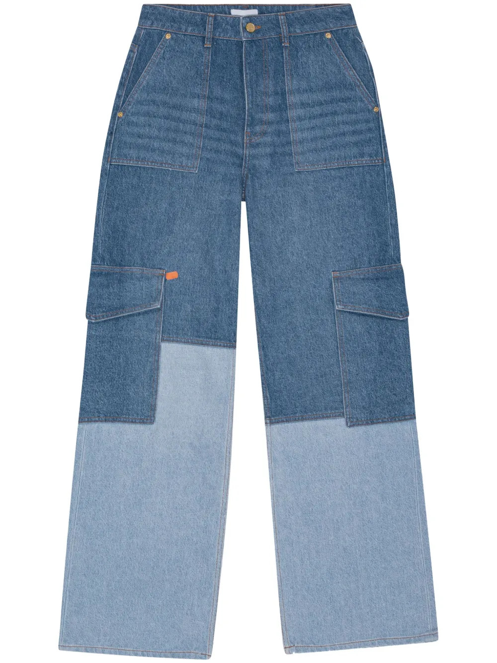 GANNI Angi wide-leg Jeans  | Blue | FARFETCH | Farfetch Global