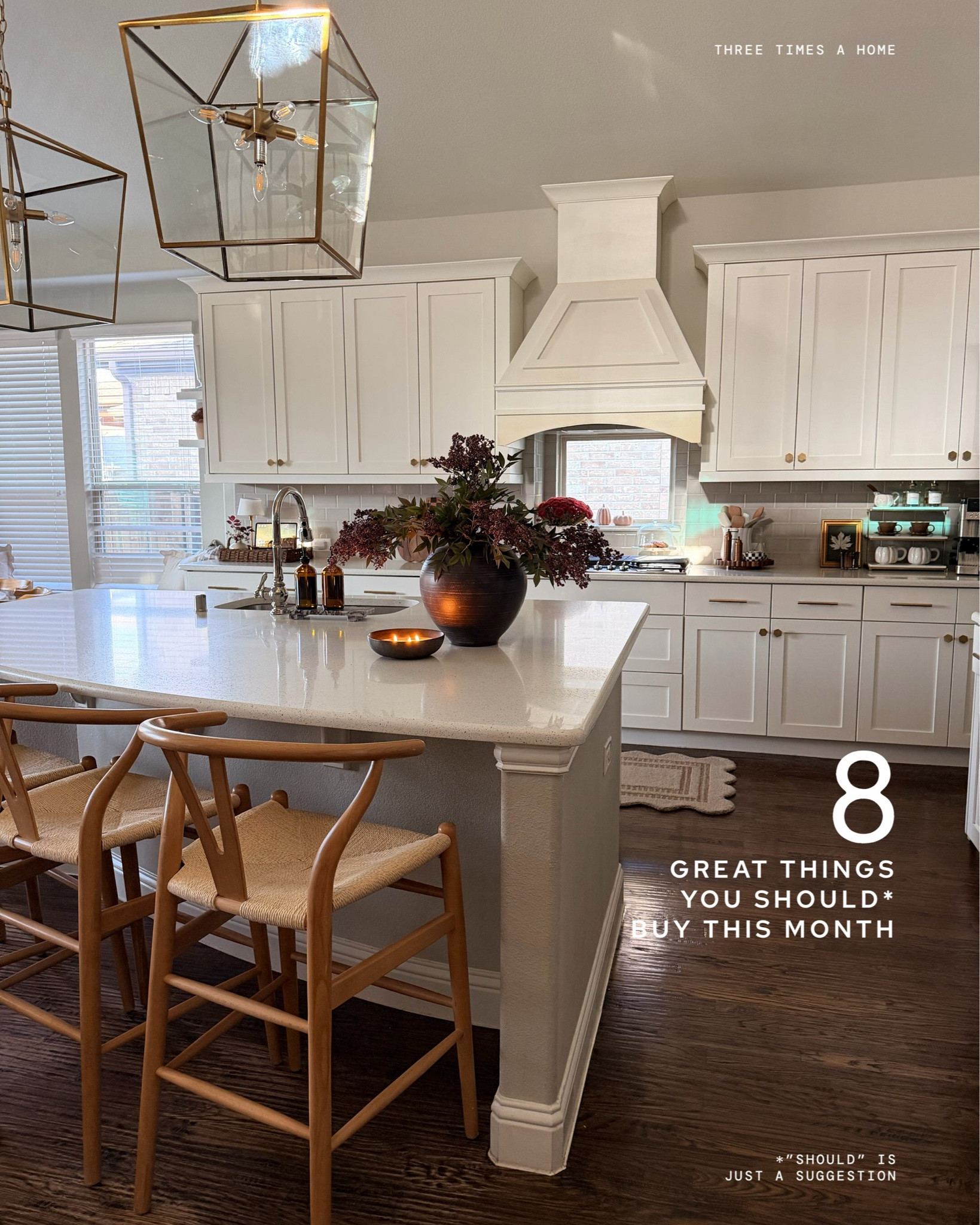 The things I’ll be sending in the group chat 💬 
If I could only influence you to buy eight things this month, it’d be these.

#amazonfinds #walmarthome #falldecorfavorites #fallstylingideas #fallhomedecor