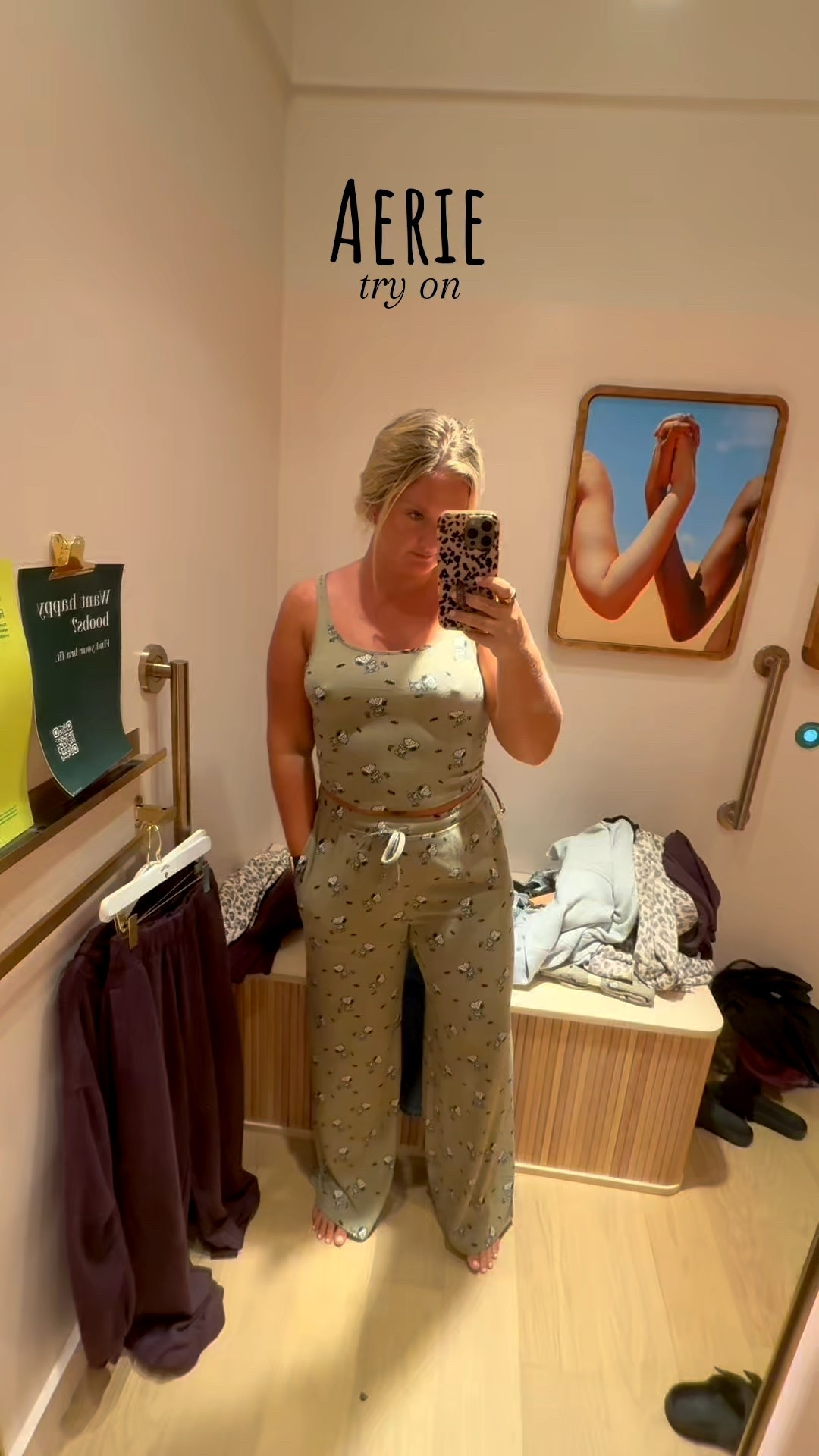 OBSESSED with this @aerie try on. The Snoopy Jammies from @American Eagle are also to dieee for! So buttery soft. As always - link in bio to shop 🫶🏼 #aerie #americaneagle #aeriehaul #tryonhaul #fyp 

#LTKSeasonal #LTKFindsUnder50 #LTKFindsUnder100