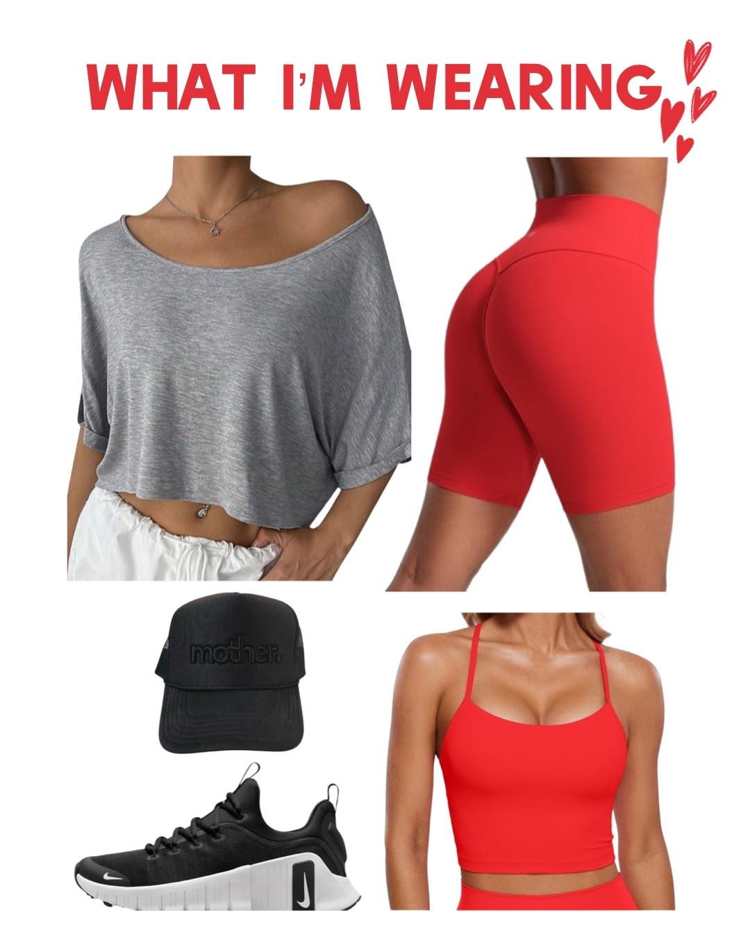 Wearing this Weekend: my favorite red bike shorts and matching red sports bra

#LTKfitnessgoals #LTKActive #LTKootd