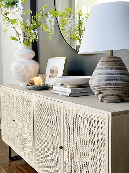 Entryway cane console table styling 

#LTKhome #LTKFind #LTKstyletip