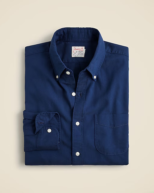 Broken-in organic cotton oxford shirt | J. Crew US