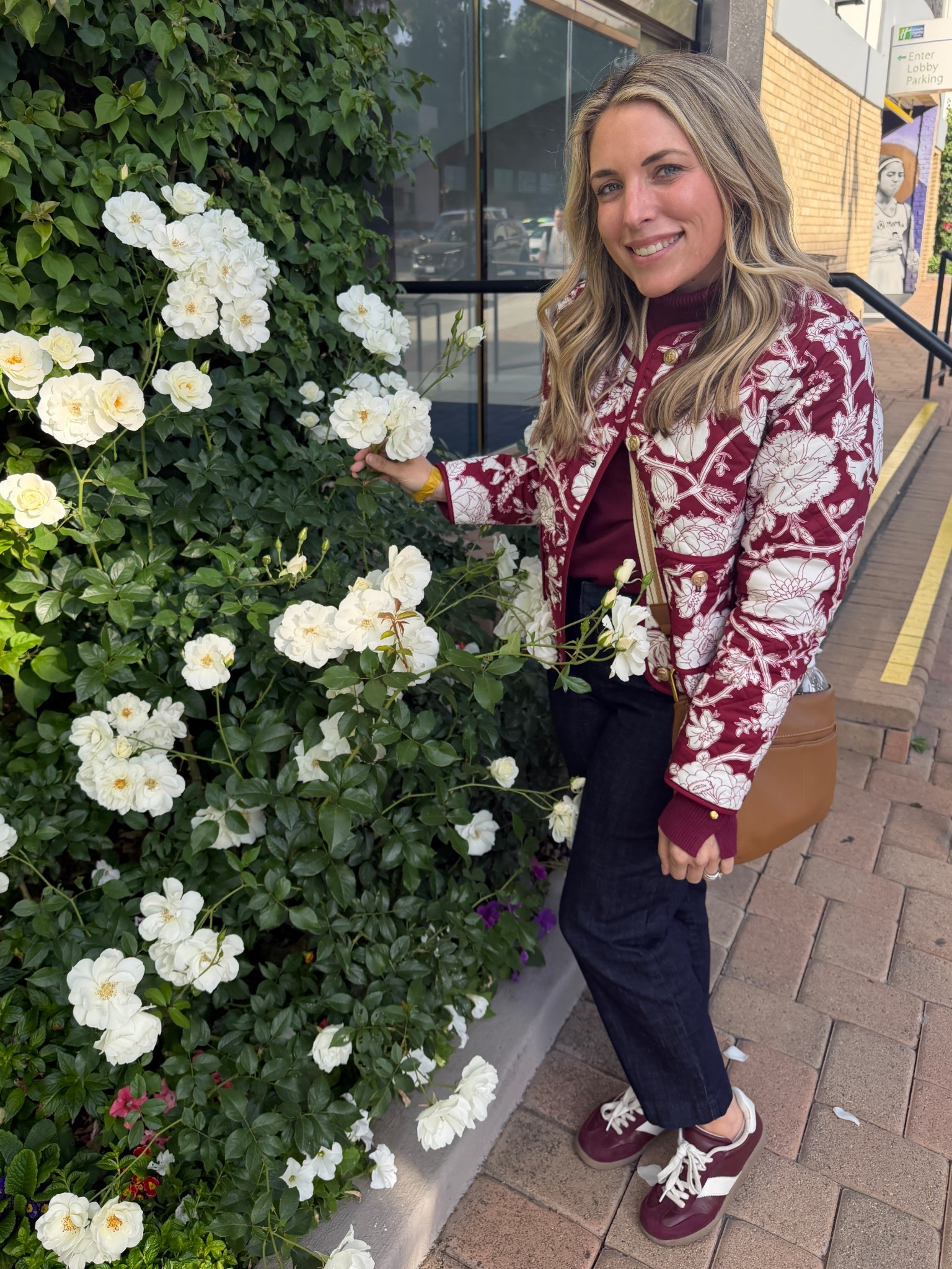 Lightweight floral jacket perfect for a comfortable spring look on the go

#LTKootd #LTKOver40 #LTKTravel