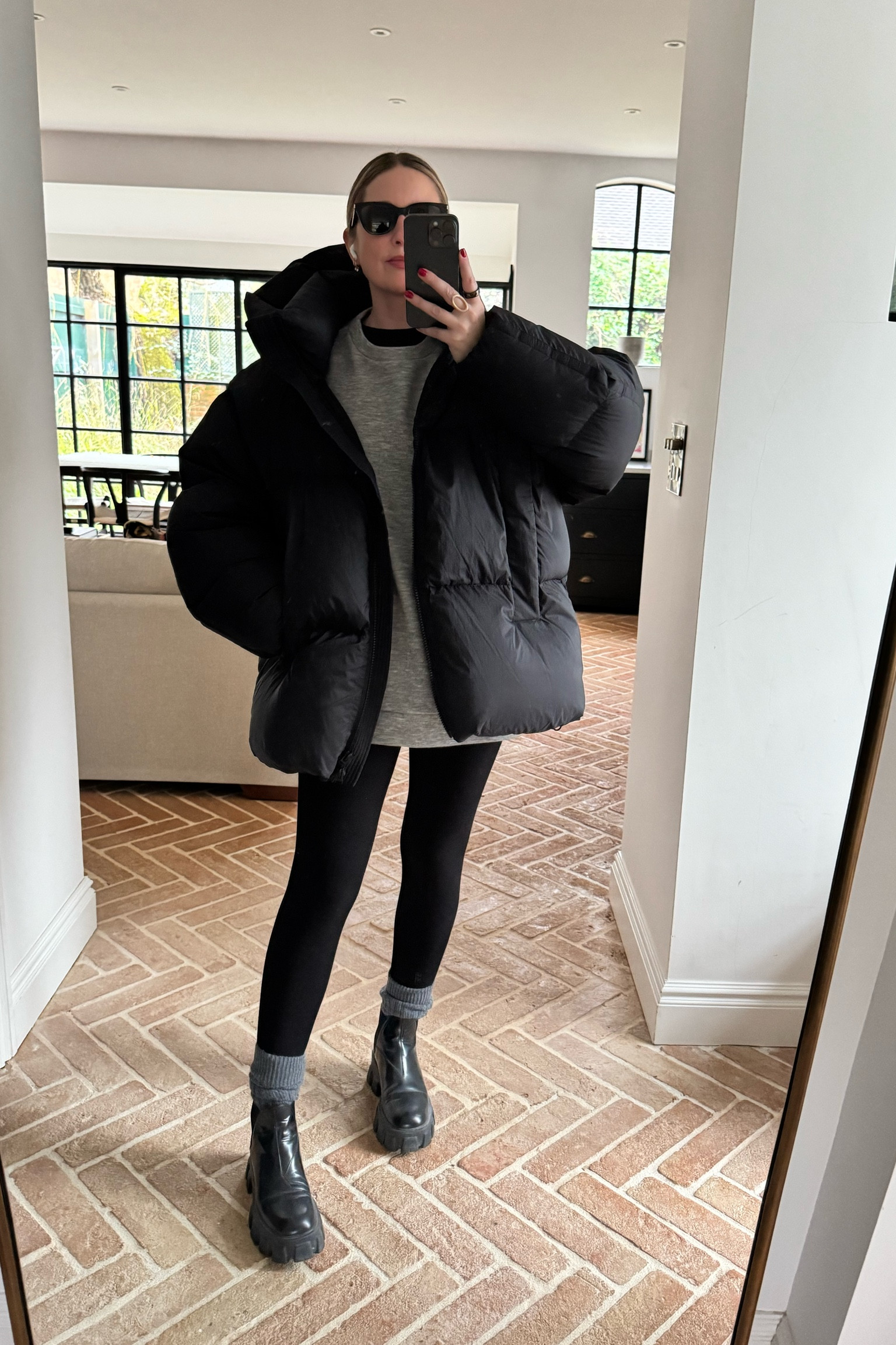 Puffer Jacket + Leggings | Casual Walk Outfit | Sunday Outfit | Puffer Jacket Edit | Grey Jumper | Boots | Chunky Boots 

#LTKgrwm #LTKeurope #LTKstyletip