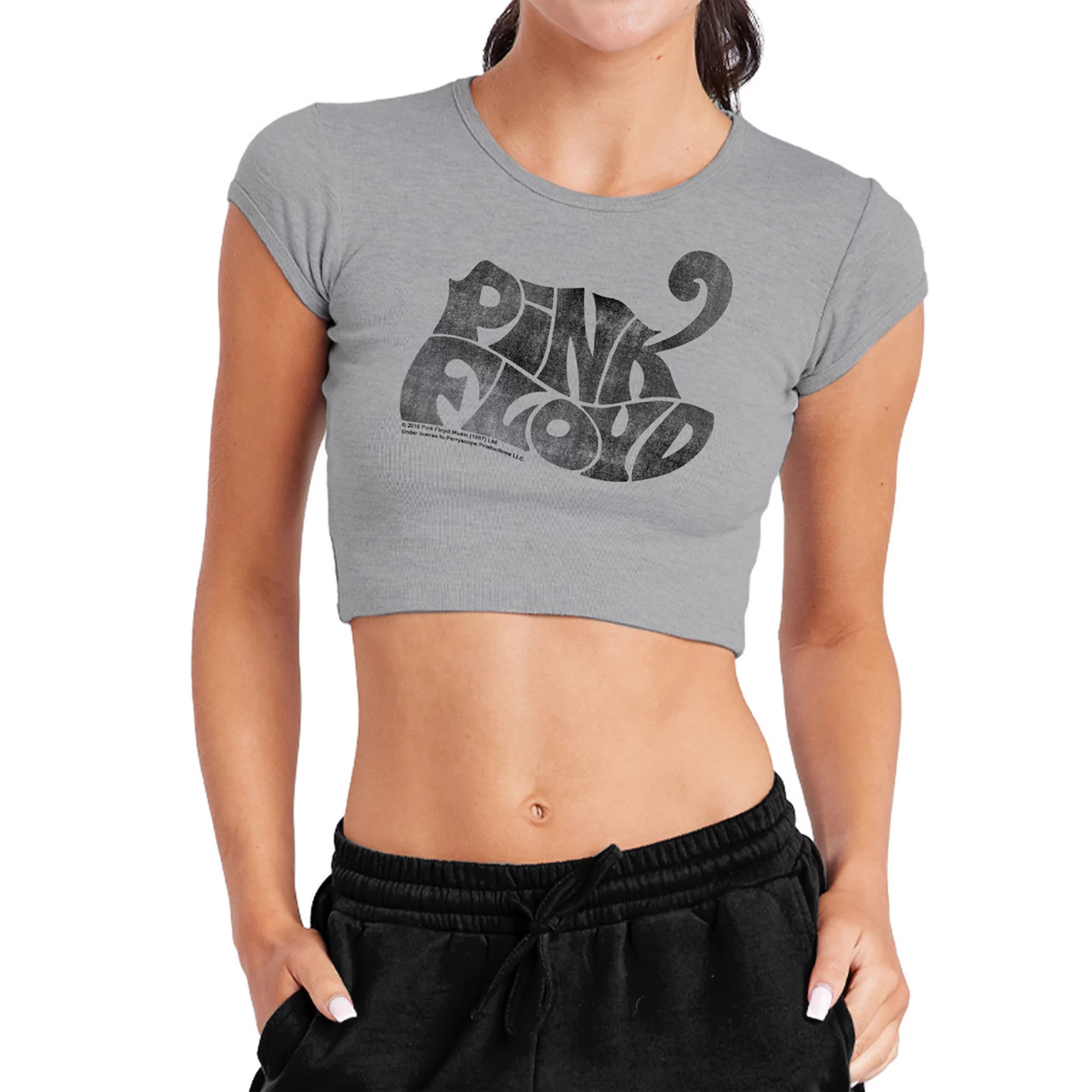 Juniors' Pink Floyd Graphic Crop Top | Kohl's