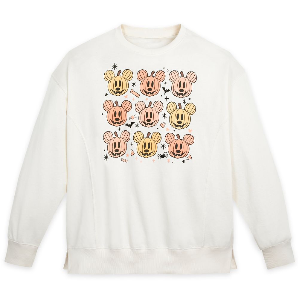 Mickey Mouse Jack-o'-Lantern Halloween Pullover Sweatshirt for Women | Disney Store
