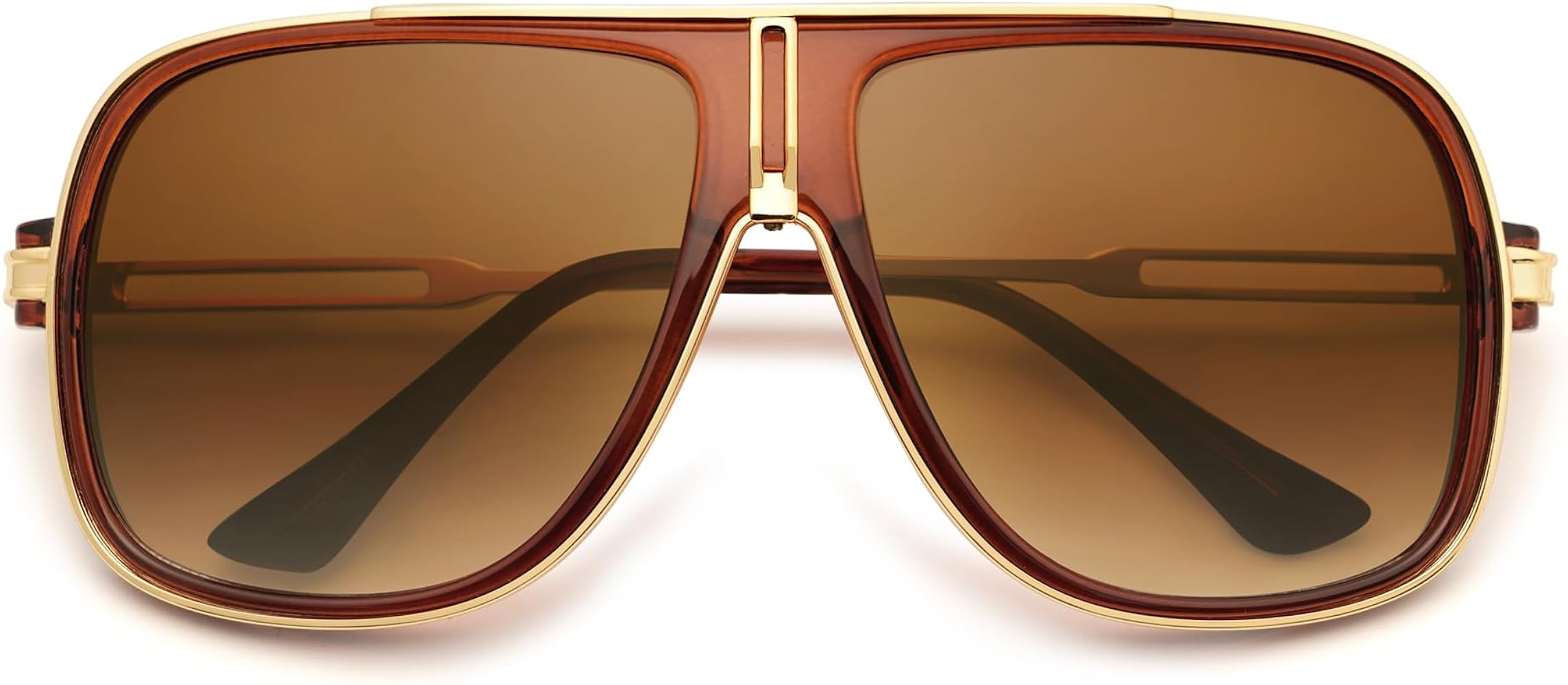 Retro Aviator Sunglasses for Women Men Oversized 70s 90s Square Womens Mens Sunnies AP3683 | Amazon (US)