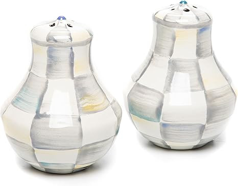 MACKENZIE-CHILDS Enamel Salt and Pepper Shakers, Farmhouse Kitchen Decor and Accessories, Small, ... | Amazon (US)