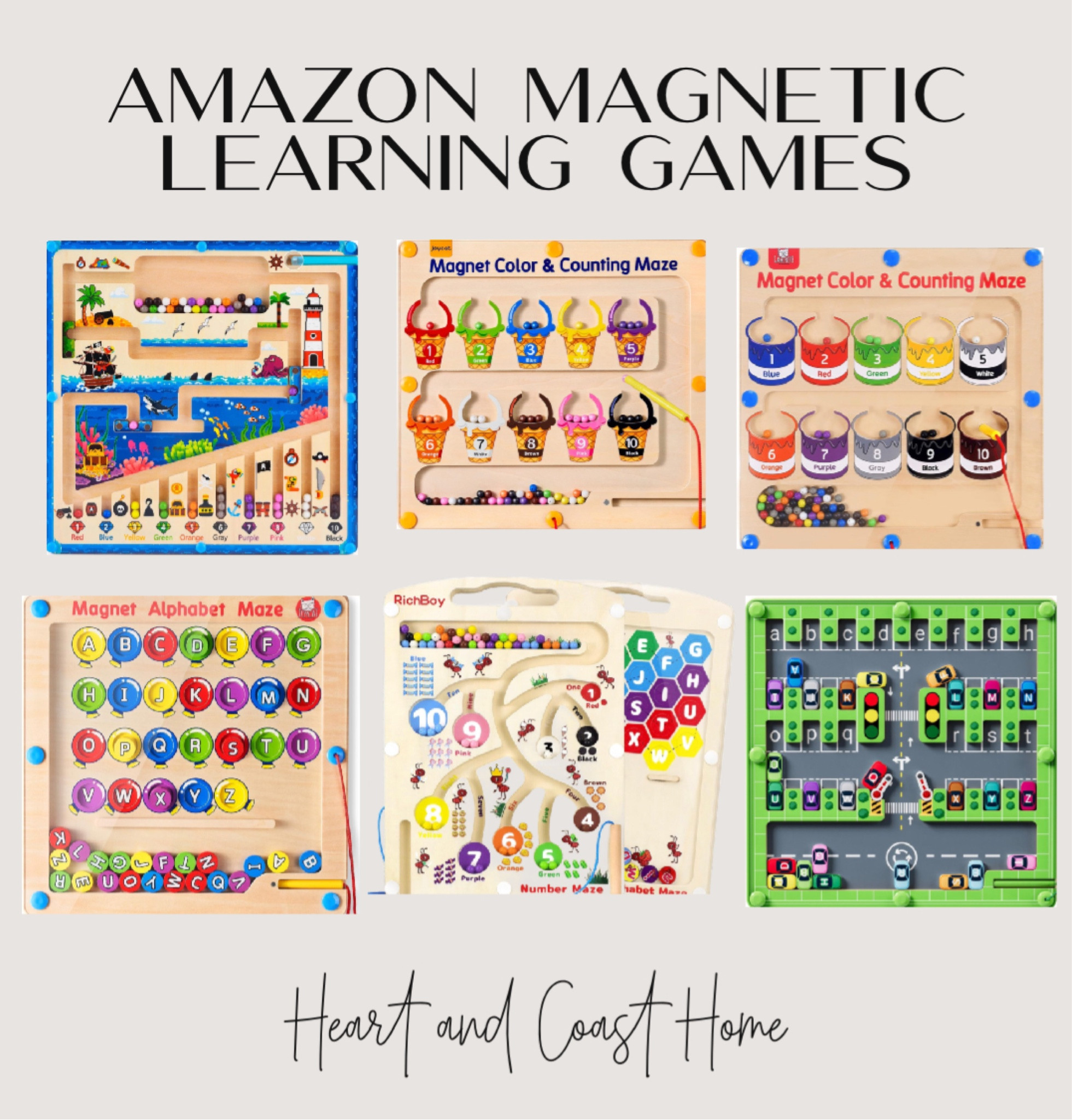 Amazon magnetic learning games are great gifts for kids. 

#LTKHoliday #LTKkids #LTKGiftGuide