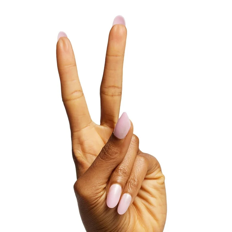 Olive & June Instant Mani Oval Medium Press-On Nails, Pink Iridescent, 42 Pieces | Walmart (US)