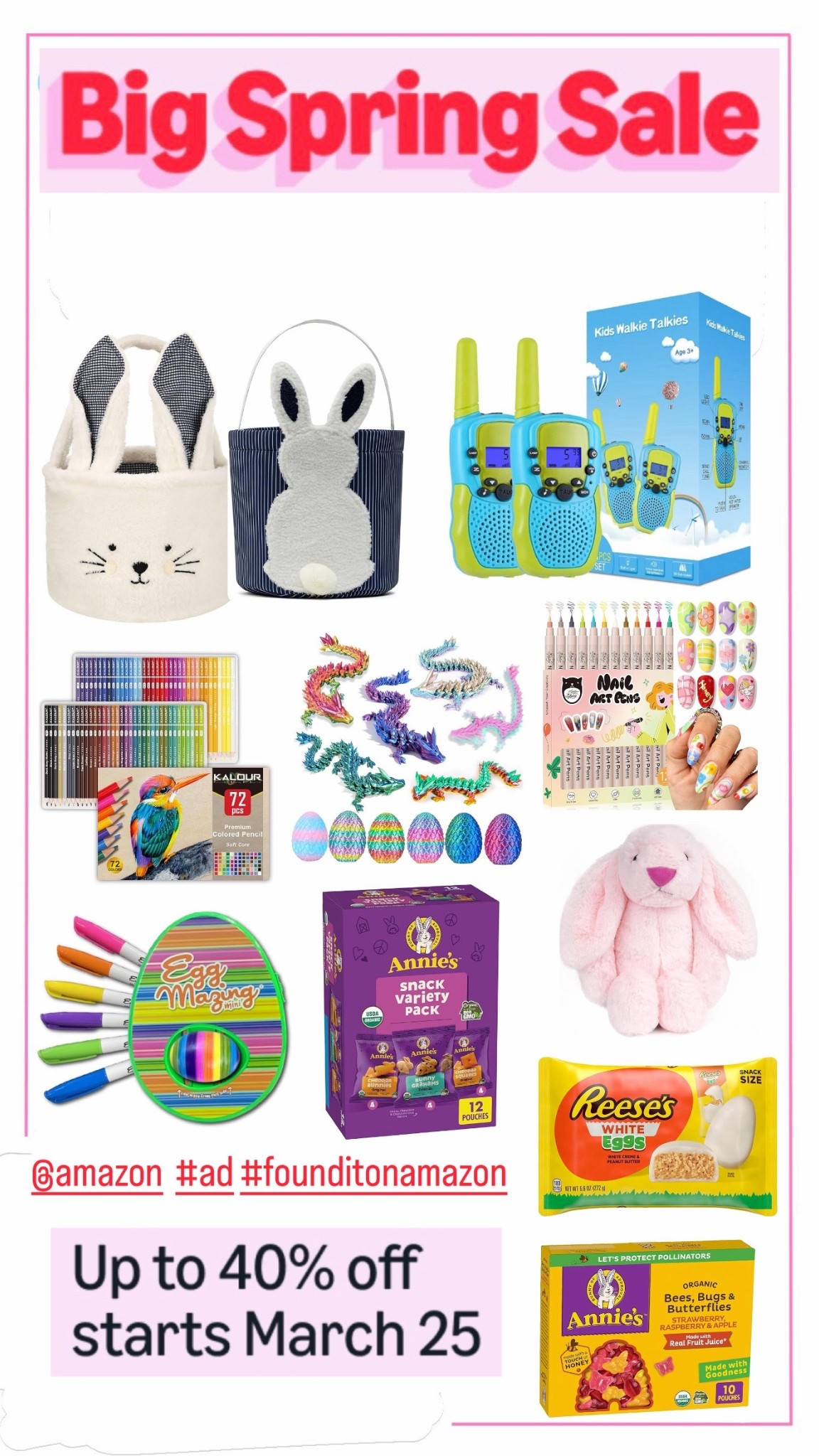 Big Spring Deals Easter Finds
 @amazon #ad #founditonamazon