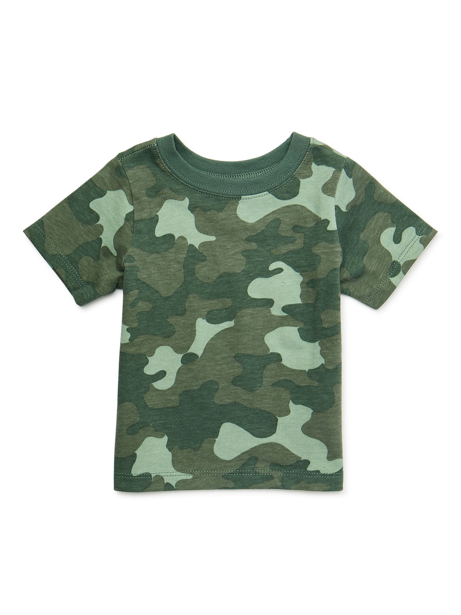 Garanimals Baby Boy Short Sleeve Print T-Shirt, Sizes 0-24 Months | Walmart (US)
