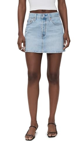 Levi's Women's Icon Skirt, Front and Center, Blue, 31 | Amazon (US)