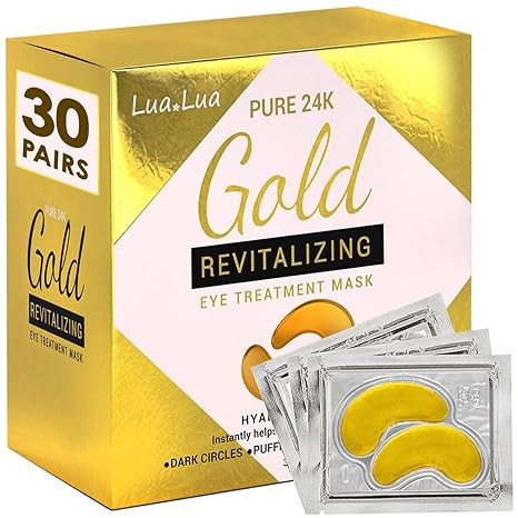 Cedlize Under Eye Collagen Patch, 24K GOLD ANTI-AGING MASK, Pads For Puffy Eyes & Bags, Dark Circ... | Amazon (US)