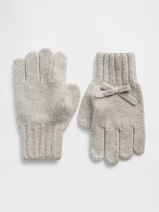 Kids CashSoft Bow Gloves | Gap (US)