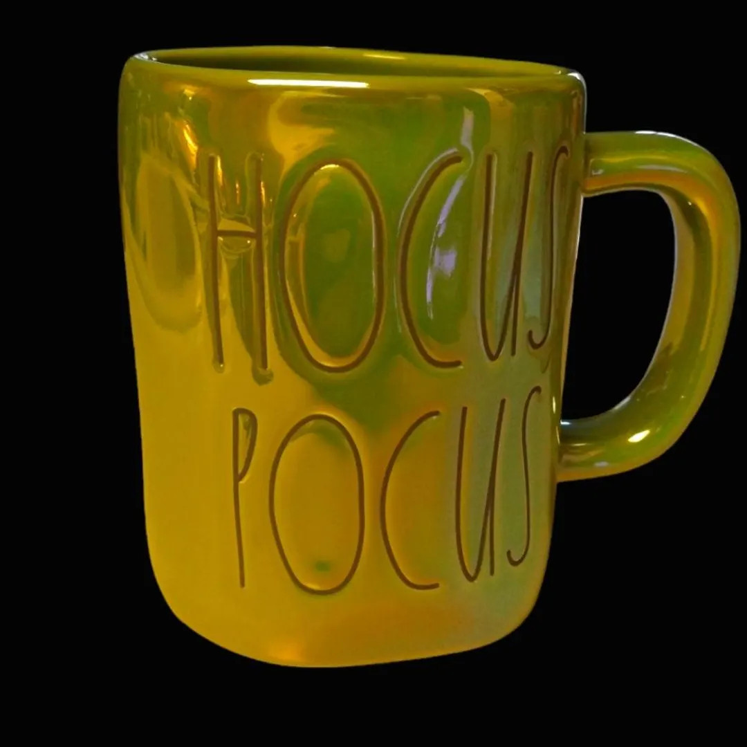 NWT Rae Dunn HOCUS POCUS Iridescent Green Halloween Mug Sanderson Sisters - Etsy | Etsy (US)
